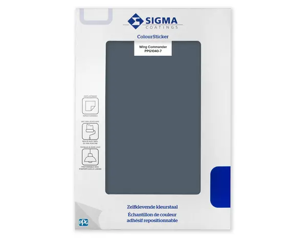 Kleurstaal Sigma ColourSticker Wing Commander PPG1040-7 | Zelfklevende Kleurstaal Kleurstaal Sigma ColourSticker Wing Commander PPG1040-7 | Zelfklevende Kleurstaal