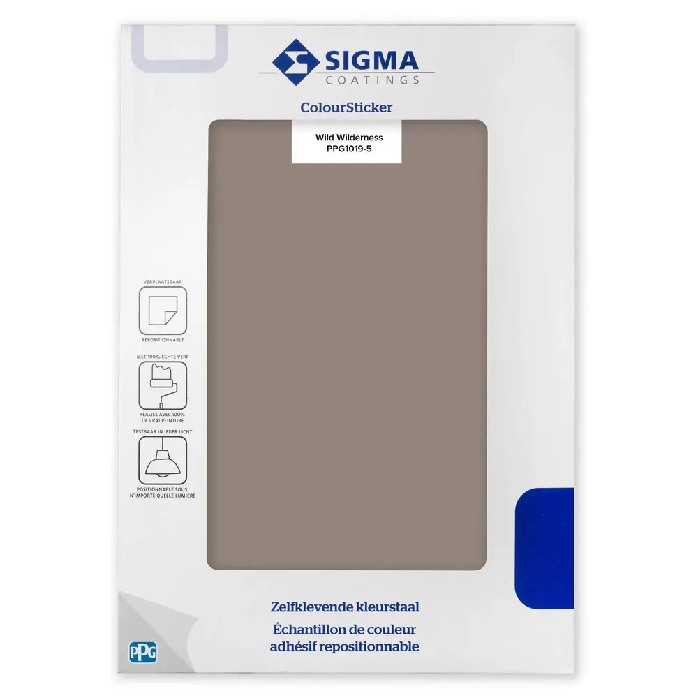 Sigma Sigma ColourSticker Wild Wilderness PPG1019-5 | Zelfklevende Kleurstaal