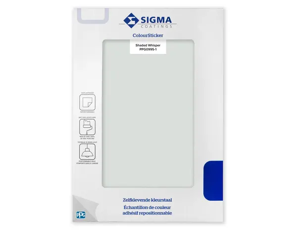 Sigma Sigma ColourSticker Shaded Whisper PPG995-1 | Zelfklevende Kleurstaal