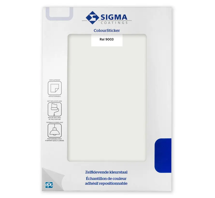 Sigma ColourSticker RAL 9003 bestellen? - Decoprof.nl