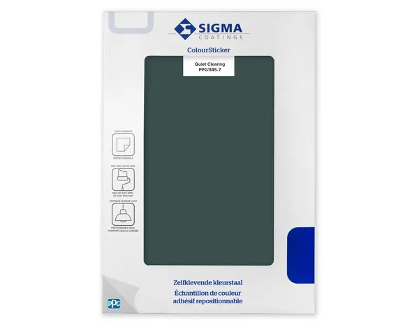 Sigma Sigma ColourSticker Quiet Clearing PPG1145-7 | Zelfklevende Kleurstaal