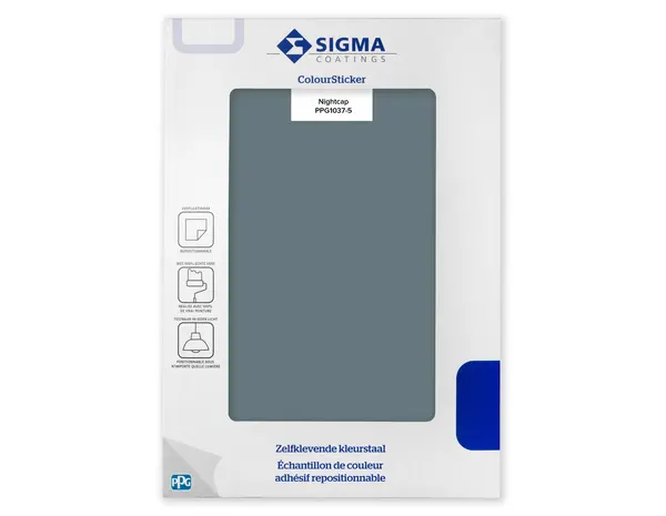 Sigma Sigma ColourSticker Nightcap PPG1037-5 | Zelfklevende Kleurstaal