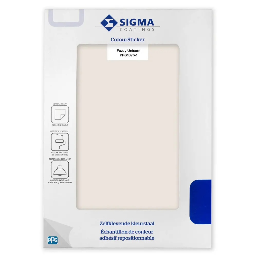 Sigma Sigma ColourSticker Fuzzy Unicorn PPG1076-1 | Zelfklevende Kleurstaal