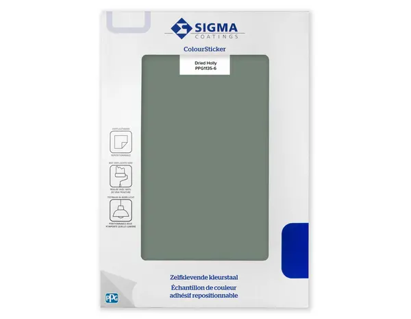 Sigma Sigma ColourSticker Dried Holly PPG1135-6 | Zelfklevende Kleurstaal
