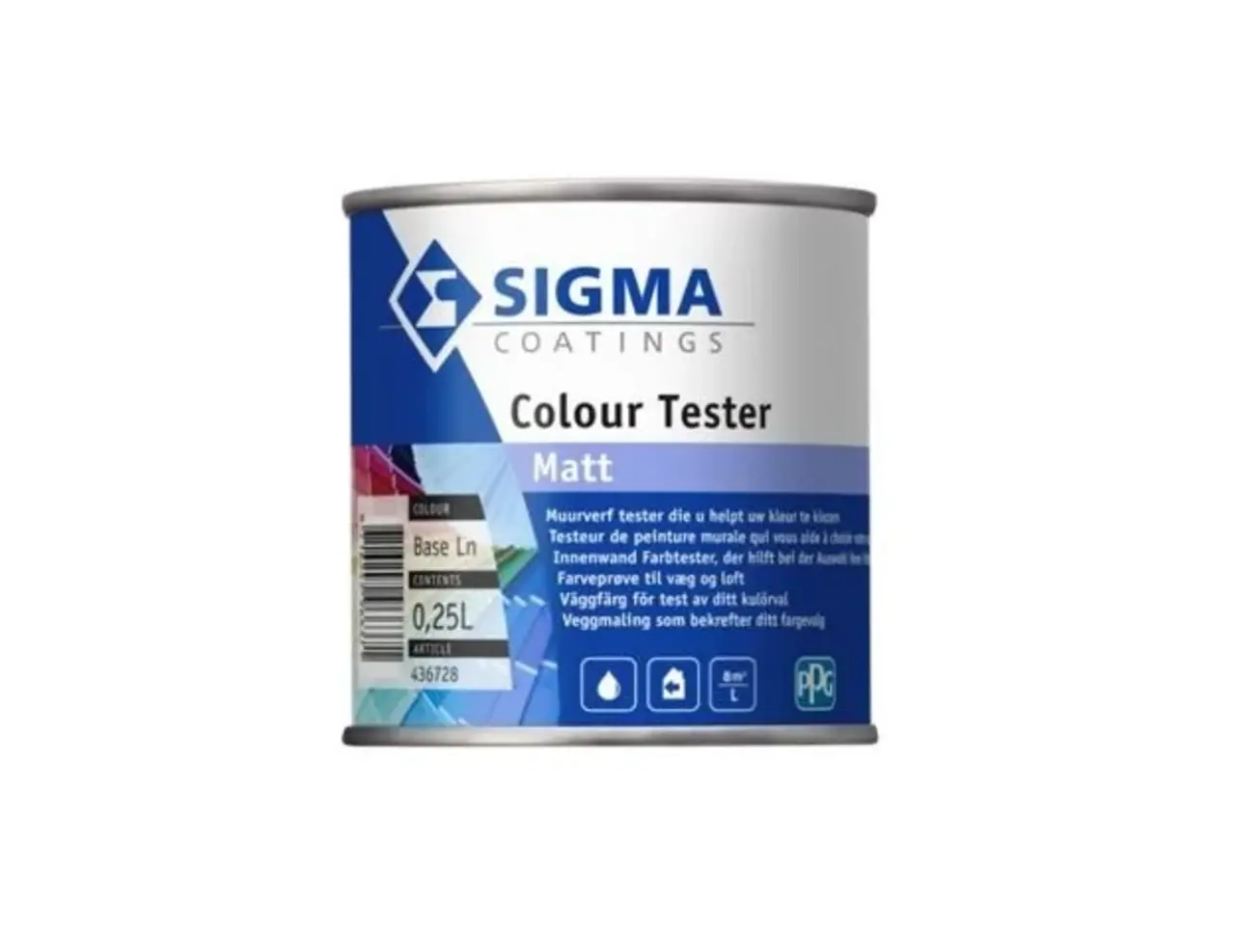 Sigma Sigma ColourSticker Discover PPG1021-3 | Zelfklevende Kleurstaal