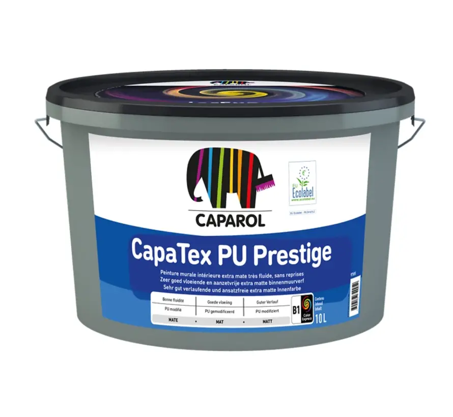 Caparol Capatex PU Prestige | Extra Matte Muurverf & Plafondverf - 10 LTR 