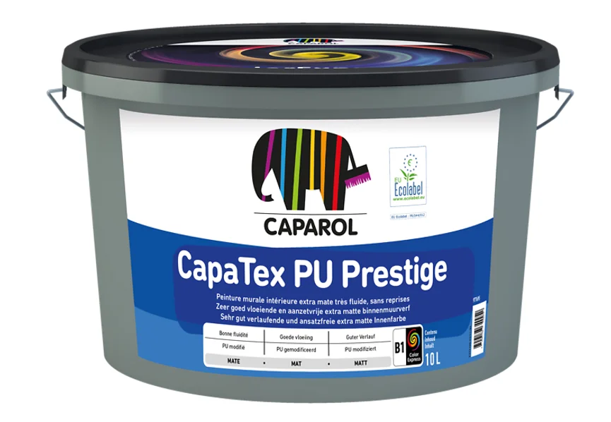 Capatex PU Prestige | Extra Matte Muurverf & Plafondverf | 10 LTR | Donkere kleur
