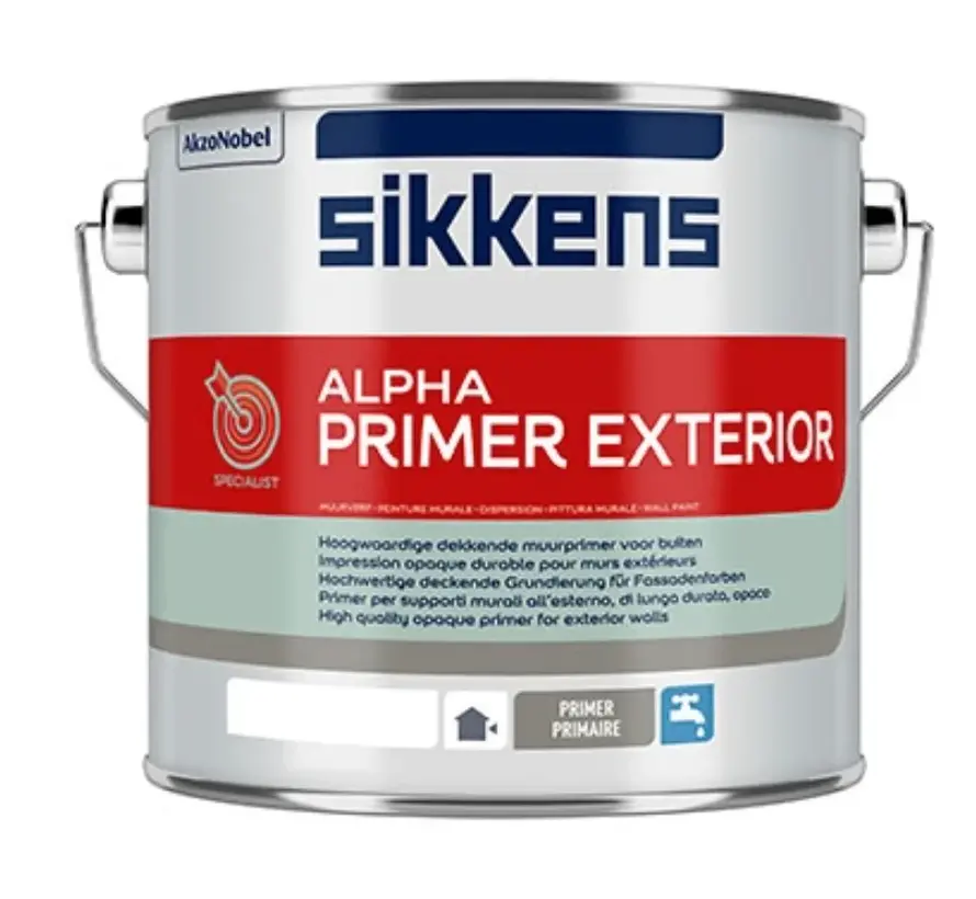 Sikkens Alpha Primer Exterior | Gevelprimer Buiten - 2,5 LTR 