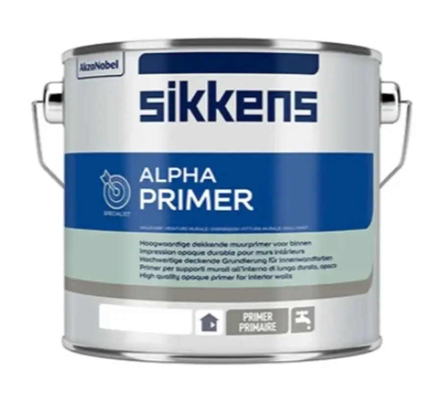 Sikkens Alpha Primer | Muurverfprimer Binnen - 2,5 LTR 