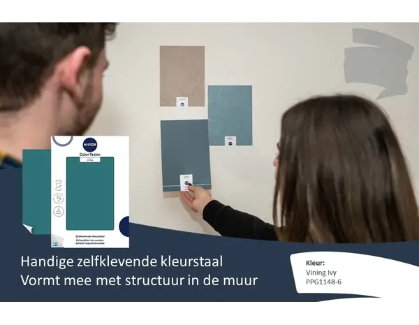 Kleurstaal Histor Colortester Vining Ivy PPG1148-6 Kleurstaal Histor Colortester Vining Ivy PPG1148-6