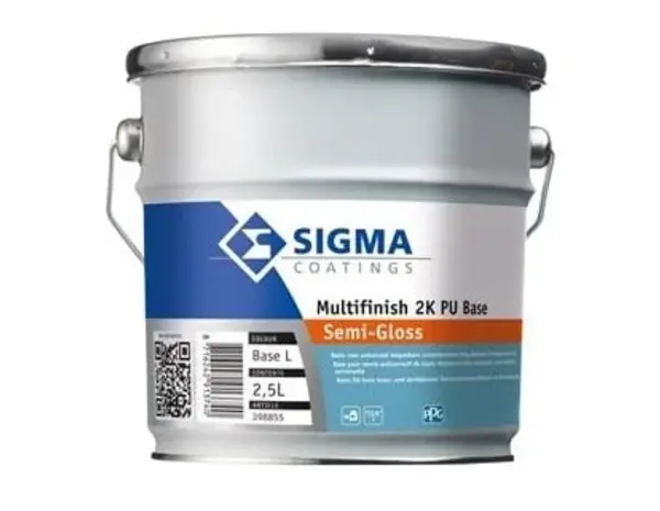 Sigma Multifinish 2K PU Semi-Gloss + Verharder | 2K Halfglans Lakverf Sigma Multifinish 2K PU Semi-Gloss + Verharder | 2K Halfglans Lakverf