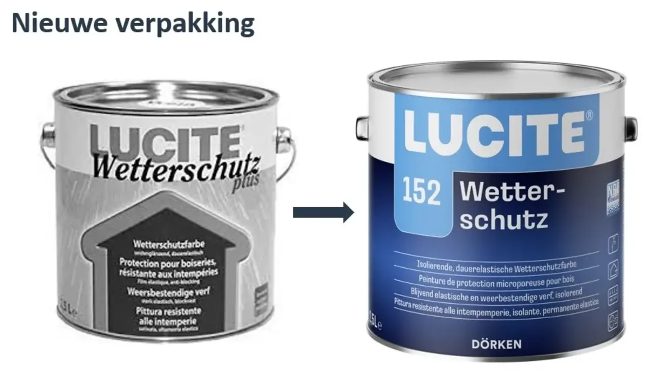 Lucite 152 Wetterschutz | Zijdeglans Grondverf & Lakverf Lucite 152 Wetterschutz | Zijdeglans Grondverf & Lakverf