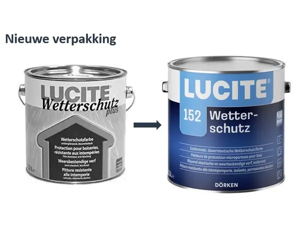 Lucite 152 Wetterschutz | Zijdeglans Grondverf & Lakverf Lucite 152 Wetterschutz | Zijdeglans Grondverf & Lakverf