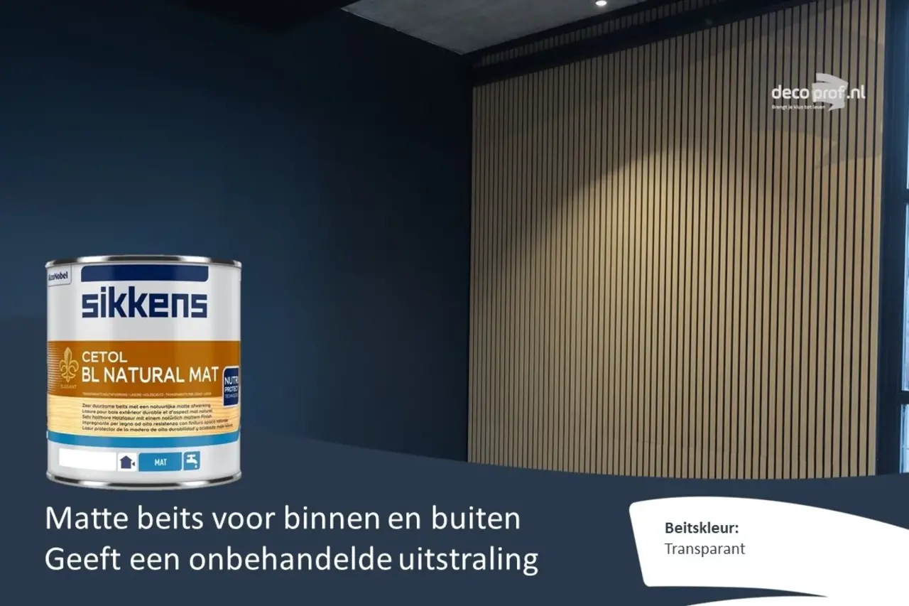 Sikkens Cetol BL Natural Mat | Matte Transparante Beits