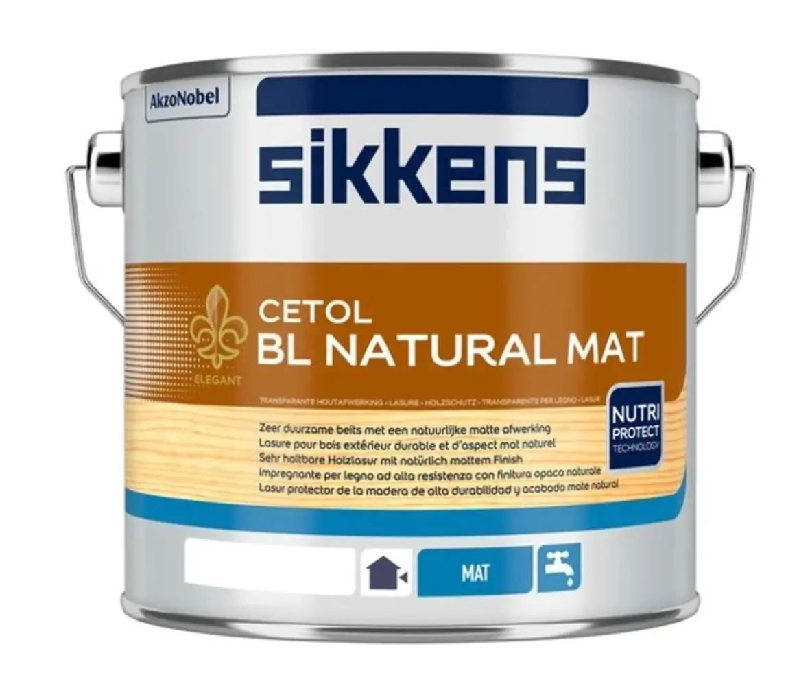 Sikkens Cetol BL Natural Mat | Matte Transparante Beits
