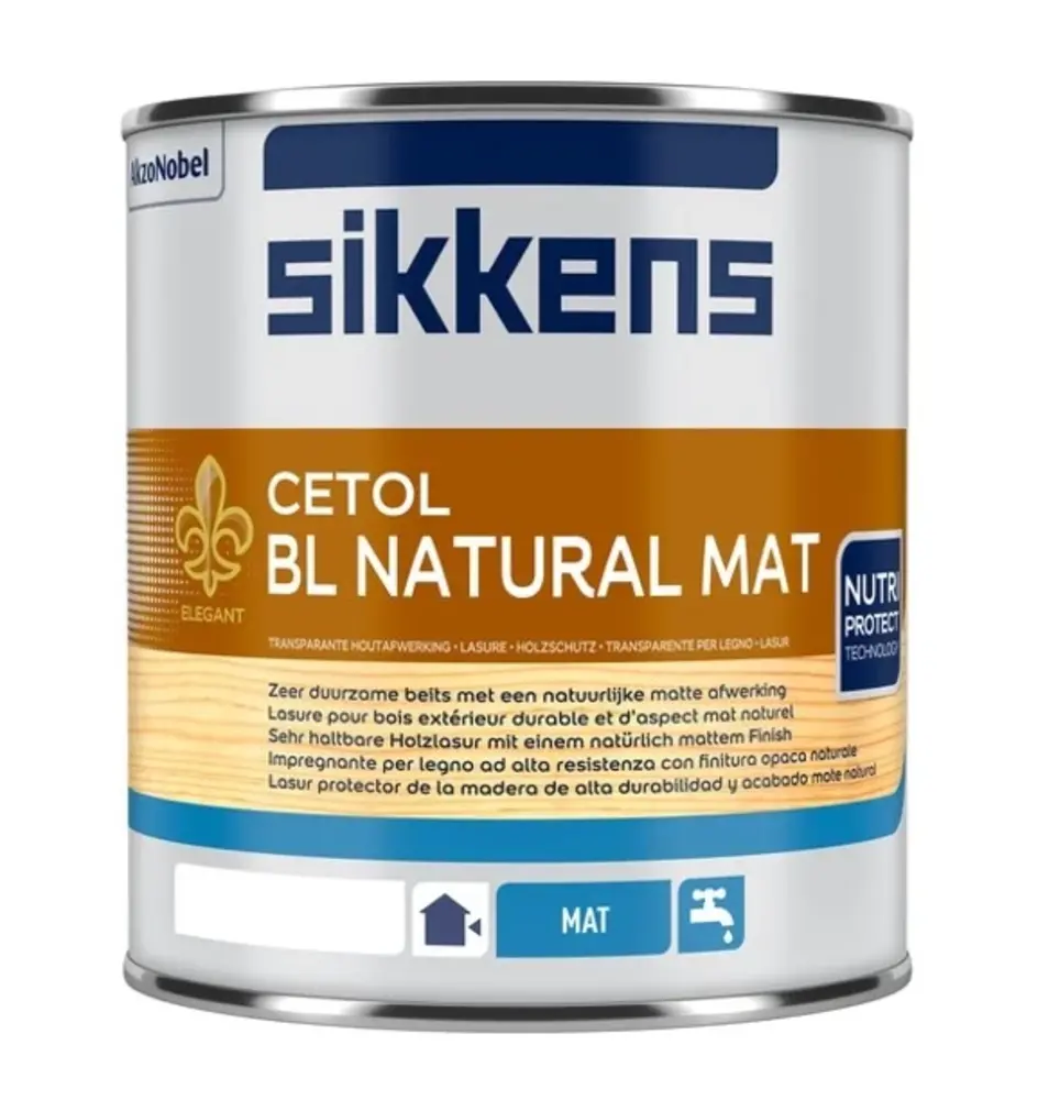 Sikkens Cetol BL Natural Mat | Matte Transparante Beits