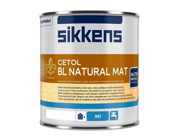 Sikkens Cetol BL Natural Mat | Matte Transparante Beits