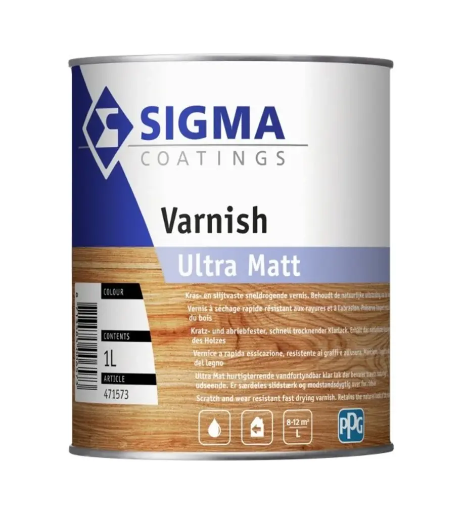 Sigma Varnish Ultra Matt | Extra Matte Blanke Lakverf Binnen Sigma Varnish Ultra Matt | Extra Matte Blanke Lakverf Binnen