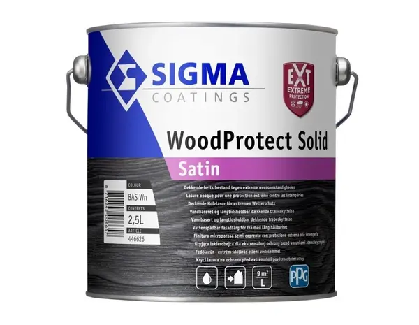 Sigma WoodProtect Solid Satin | Dekkende Houtverf Buiten