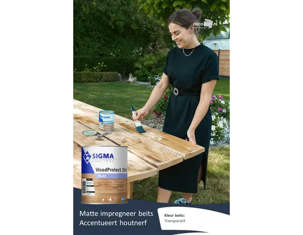 Sigma WoodProtect 2-in-1 Matt | Matte Impregnerende Beits Sigma WoodProtect 2-in-1 Matt | Matte Impregnerende Beits