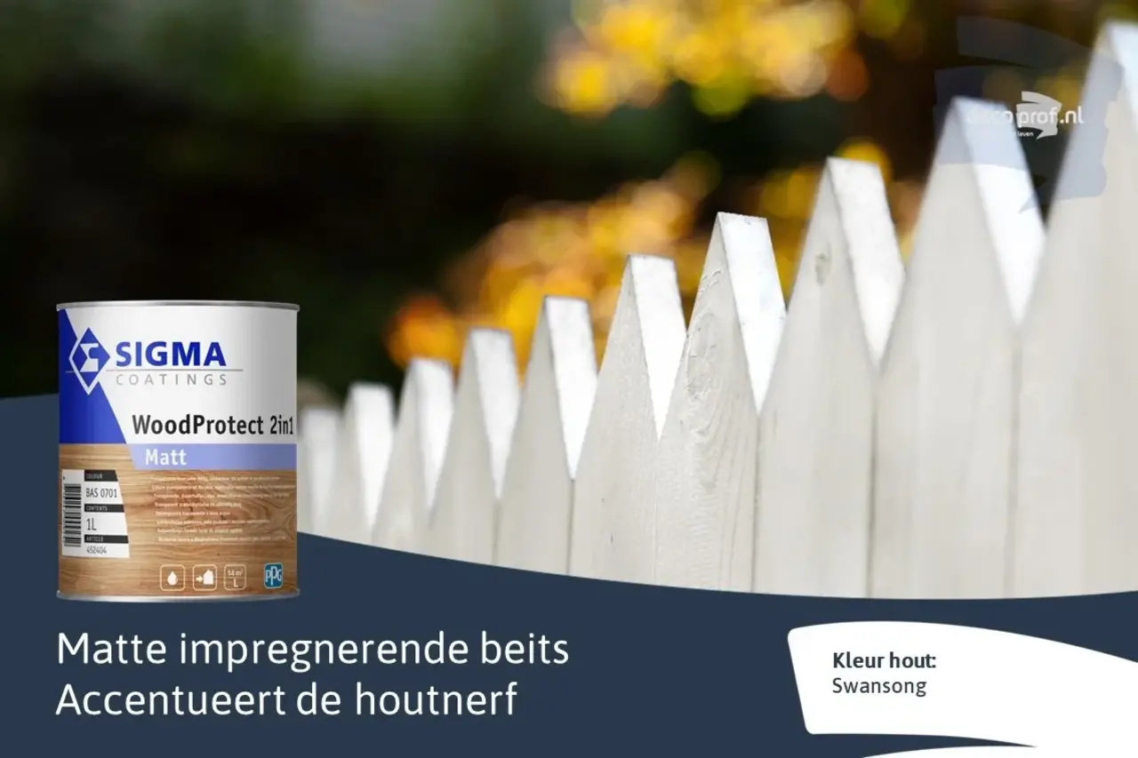 Sigma WoodProtect 2-in-1 Matt | Matte Impregnerende Beits Sigma WoodProtect 2-in-1 Matt | Matte Impregnerende Beits