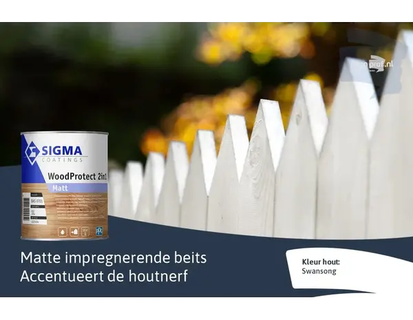 Sigma WoodProtect 2-in-1 Matt | Matte Impregnerende Beits Sigma WoodProtect 2-in-1 Matt | Matte Impregnerende Beits