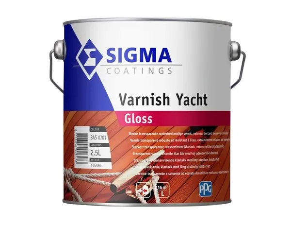 Sigma Varnish Yacht Gloss | Hoogglans Blanke Lak Sigma Varnish Yacht Gloss | Hoogglans Blanke Lak