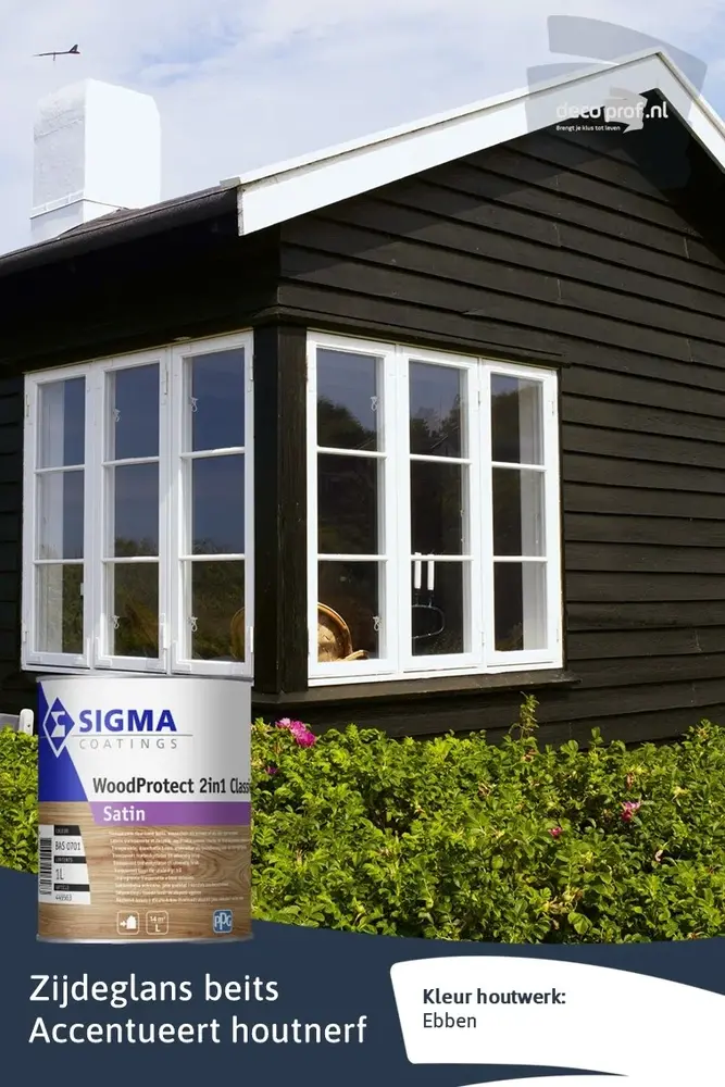Sigma WoodProtect 2in1 Classic Satin | Zijdeglans Impregnerende Beits