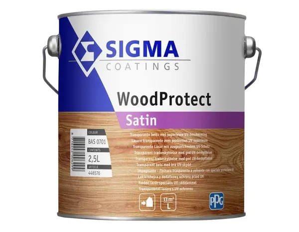 Sigma WoodProtect Satin | Transparante Zijdeglans Beits Sigma WoodProtect Satin | Transparante Zijdeglans Beits