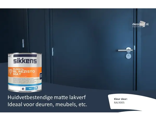 Sikkens Rubbol BL Rezisto Mat | Matte Lakverf Binnen Sikkens Rubbol BL Rezisto Mat | Matte Lakverf Binnen