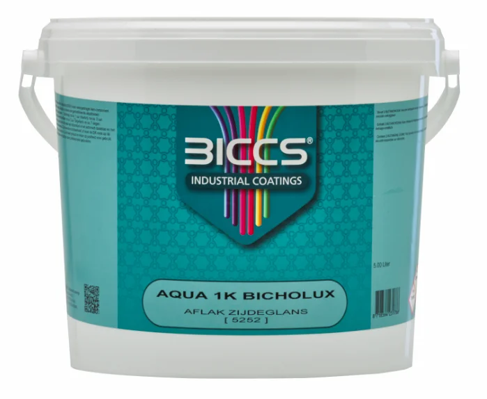 Bicholux Aqua 1K Aflak Zijdeglans | 1 LTR | Kleur
