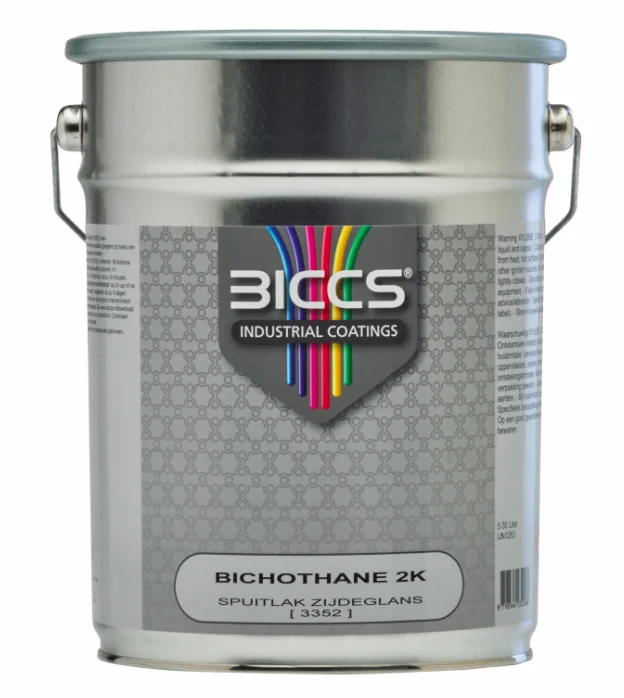 Bichothane 2K PU Spuitlak Zijdeglans | Let op: excl. verharder | 1 LTR | Kleur