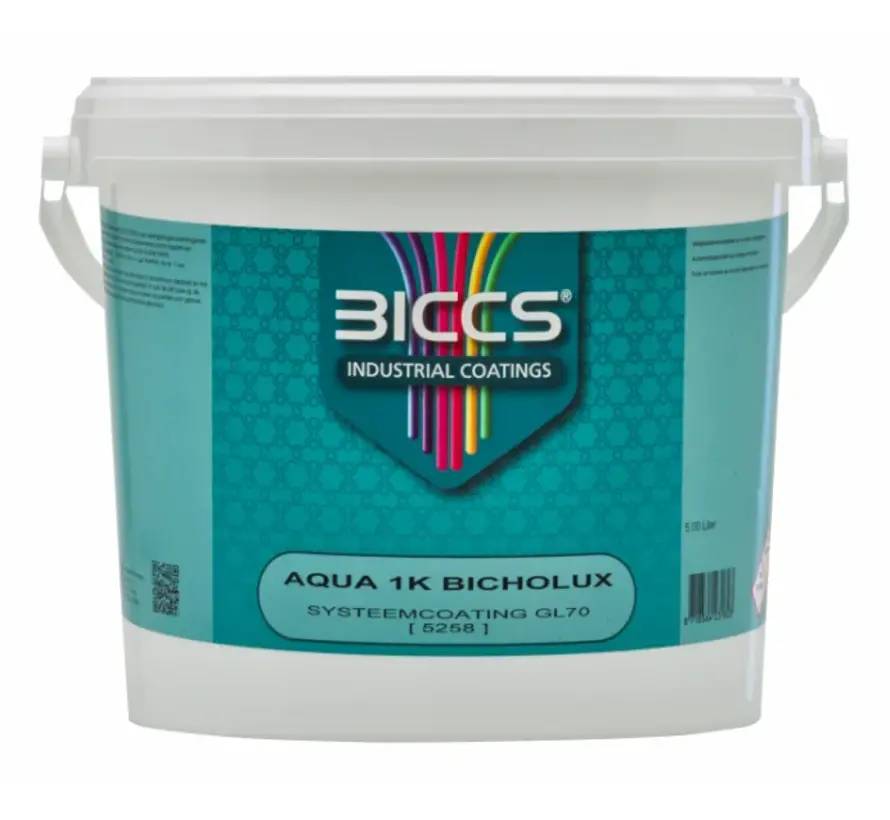 Biccs Bicholux Aqua 1K Systeemcoat 70% Glans - 1 LTR 