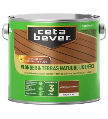 CetaBever Vlonder & Terrasbeits Natuurlijk Effect Bankirai