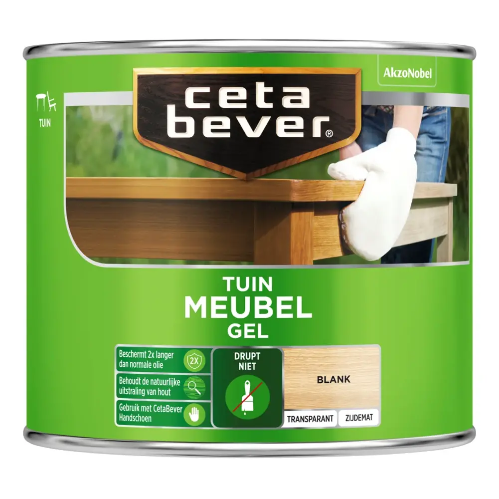 CetaBever Tuinmeubelgel Blank