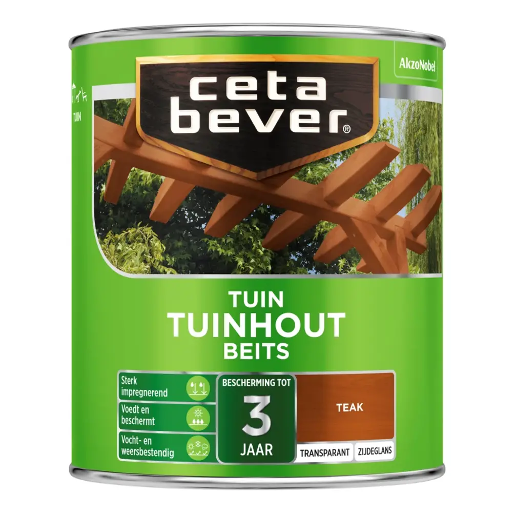 CetaBever Tuinhout Beits 085 Teak Transparant CetaBever Tuinhout Beits 085 Teak Transparant