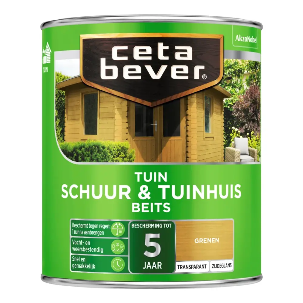 CetaBever Schuur & Tuinhuis Beits 077 Grenen Transparant CetaBever Schuur & Tuinhuis Beits 077 Grenen Transparant