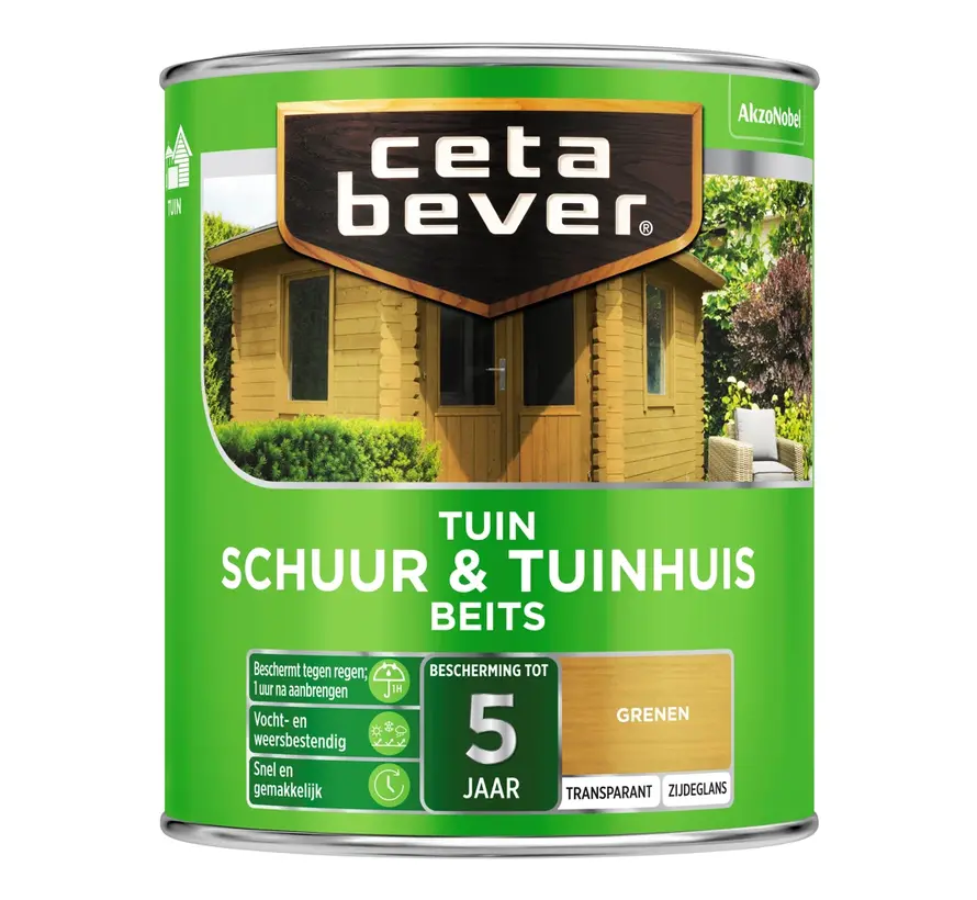 CetaBever Schuur & Tuinhuis Beits 077 Grenen Transparant - 750 ML