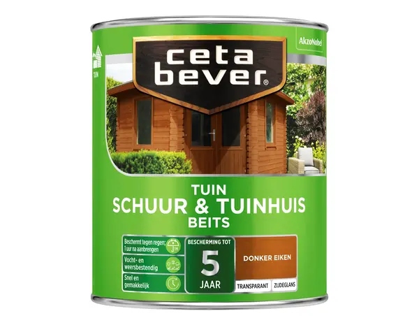 CetaBever Schuur & Tuinhuis Beits 009 Donker Eiken Transparant CetaBever Schuur & Tuinhuis Beits 009 Donker Eiken Transparant