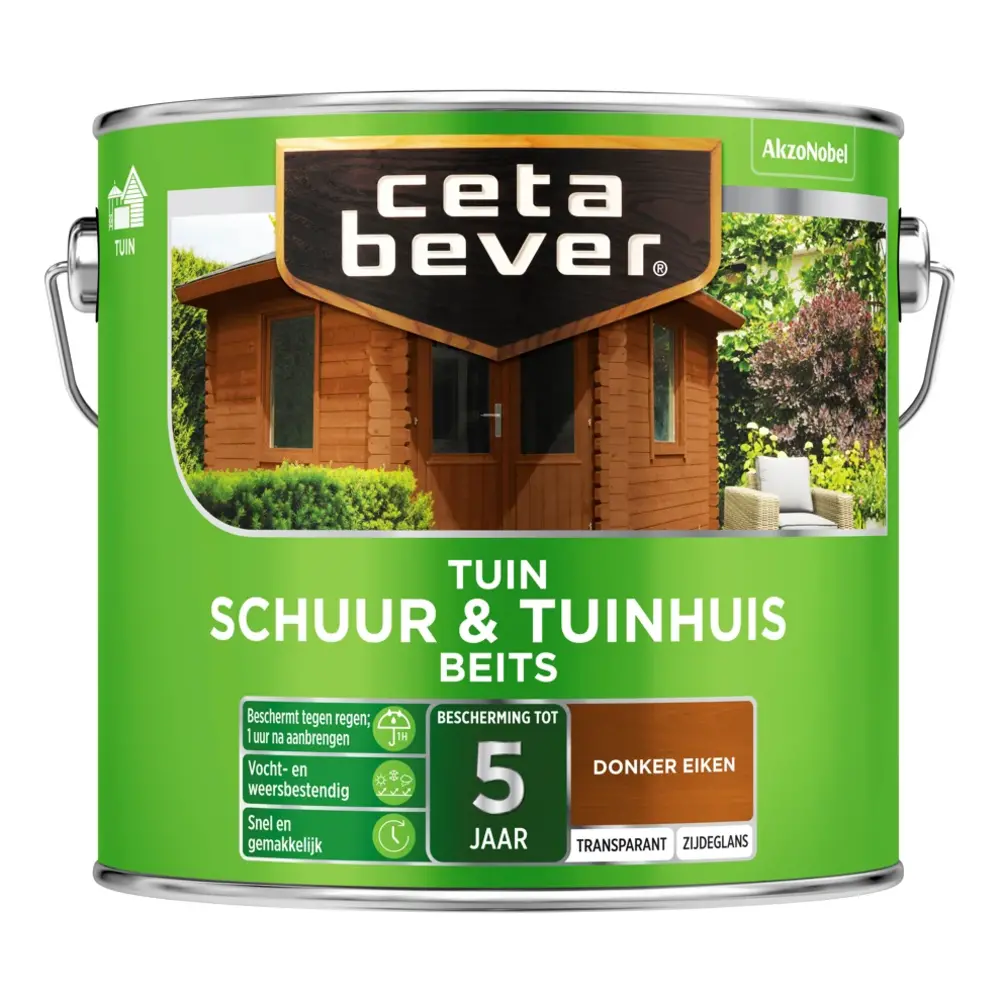 CetaBever Schuur & Tuinhuis Beits 009 Donker Eiken Transparant CetaBever Schuur & Tuinhuis Beits 009 Donker Eiken Transparant