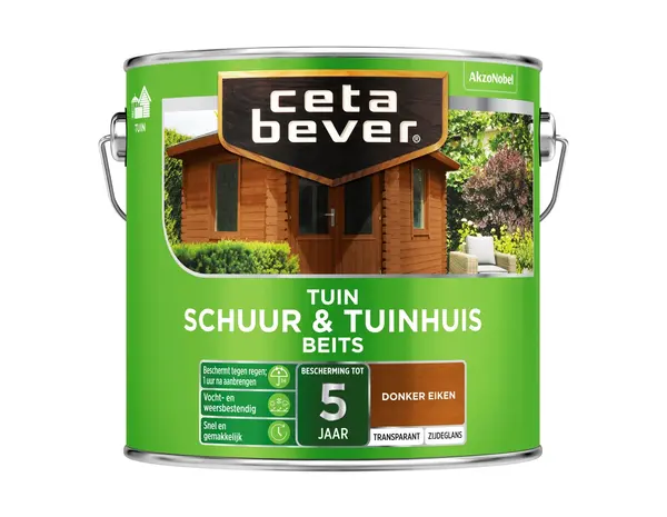 CetaBever Schuur & Tuinhuis Beits 009 Donker Eiken Transparant CetaBever Schuur & Tuinhuis Beits 009 Donker Eiken Transparant