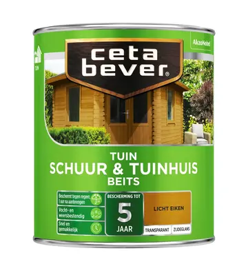 CetaBever Schuur & Tuinhuis Beits 006 Licht Eiken Transparant