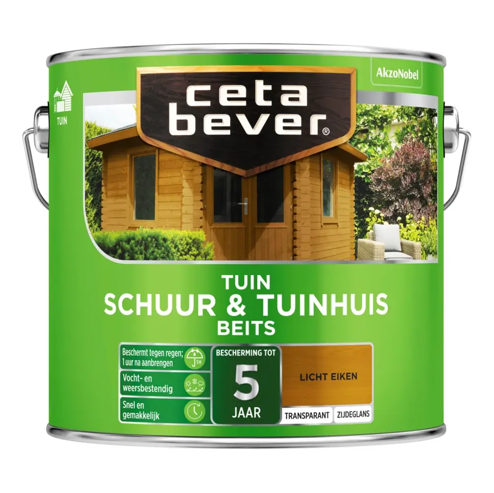 CetaBever Schuur & Tuinhuis Beits 006 Licht Eiken Transparant CetaBever Schuur & Tuinhuis Beits 006 Licht Eiken Transparant