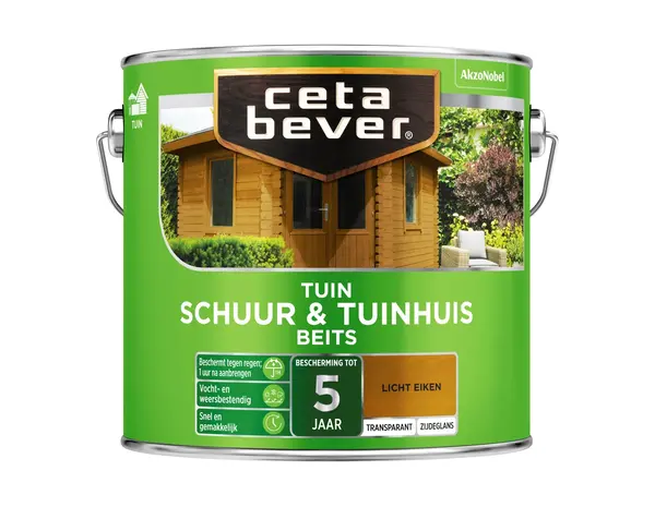 CetaBever Schuur & Tuinhuis Beits 006 Licht Eiken Transparant CetaBever Schuur & Tuinhuis Beits 006 Licht Eiken Transparant