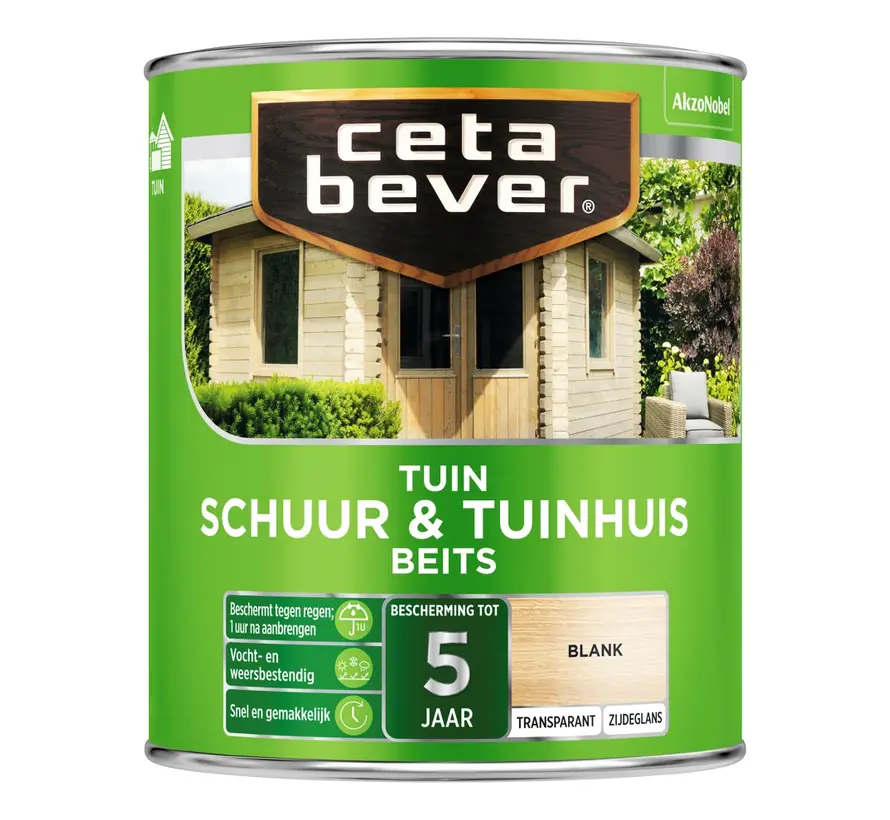 CetaBever Schuur & Tuinhuis Beits 003 Blank - 750 ML