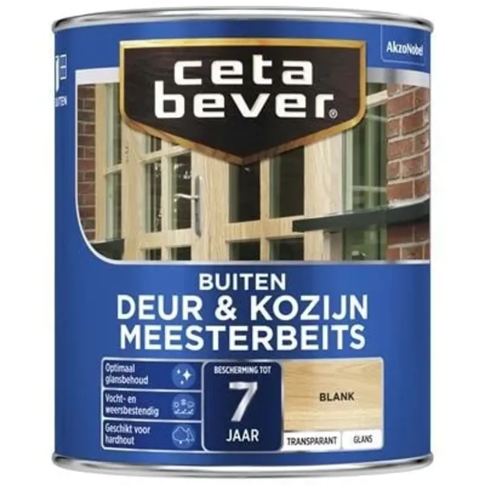 CetaBever Meesterbeits Deur & Kozijn Glans 003 Blank Transparant CetaBever Meesterbeits Deur & Kozijn Glans 003 Blank Transparant