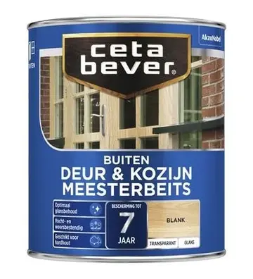 CetaBever Meesterbeits Deur & Kozijn Glans 003 Blank Transparant