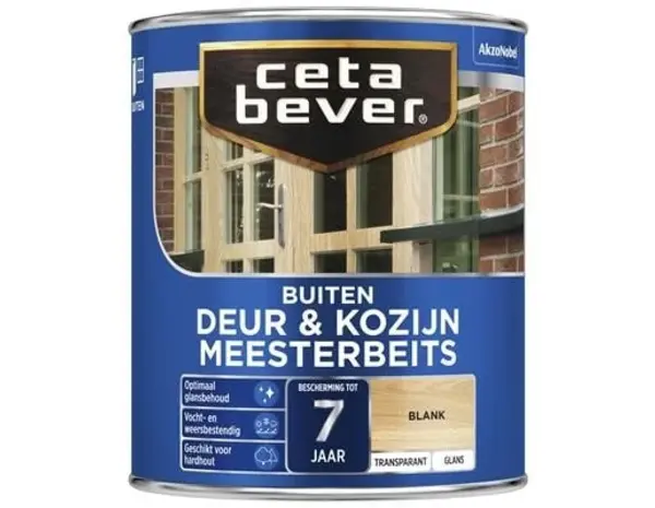 CetaBever Meesterbeits Deur & Kozijn Glans 003 Blank Transparant CetaBever Meesterbeits Deur & Kozijn Glans 003 Blank Transparant