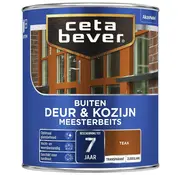 CetaBever Meesterbeits Deur & Kozijn 085 Zijdeglans Teak Transparant