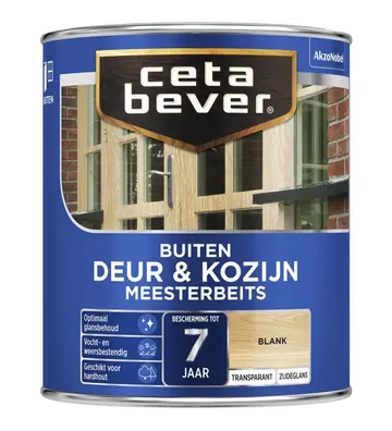 CetaBever Meesterbeits Deur & Kozijn 003 Zijdeglans Blank Transparant